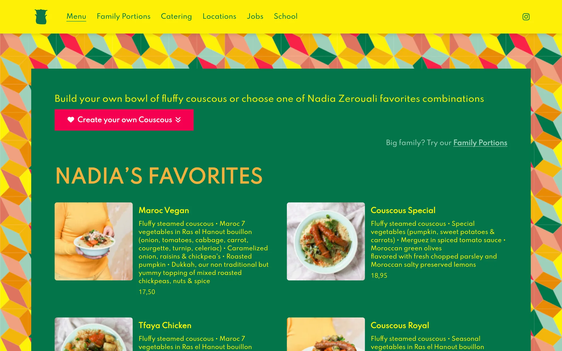 Website van Couscousbar