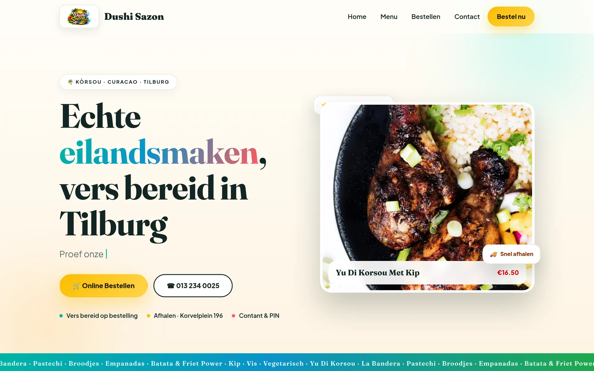 Website van Dushi Sazon