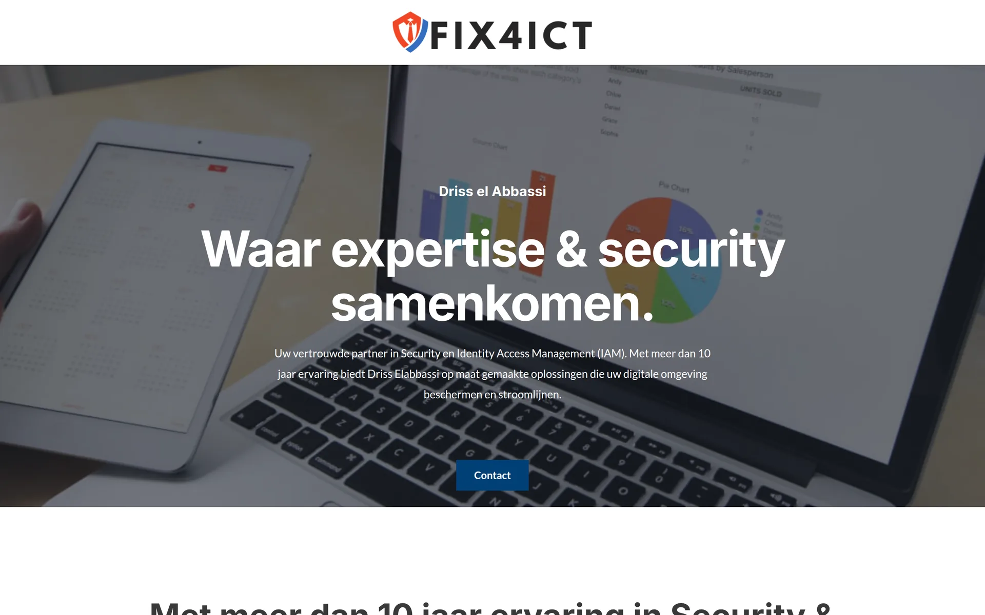 Website van FIX4ICT
